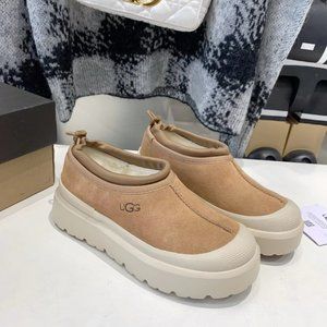 UGG BROWN ‘TASMAN WEATHER HYBRID’ SUEDE SHOES